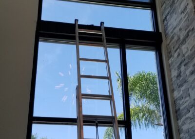 Modern home in Tampa tinted to reflect heat