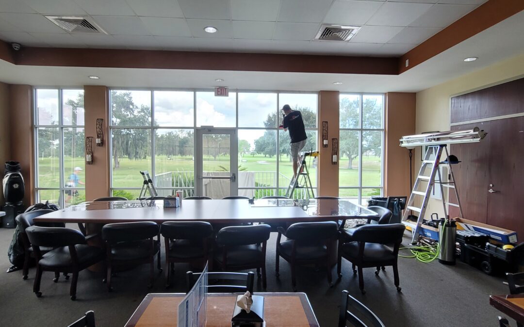 Installing commercial film