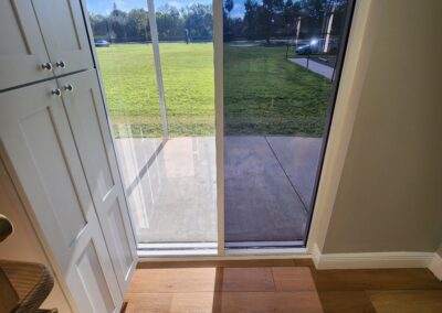 Before and After tint installed