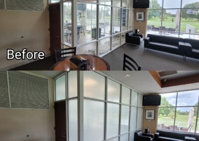 Frost film installed